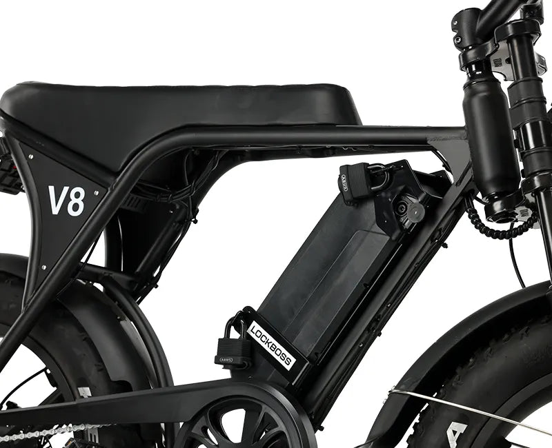 LockBoss L2 Accuslot – Anti-diefstal Batterijslot voor V20 & V20 Pro Fatbikes