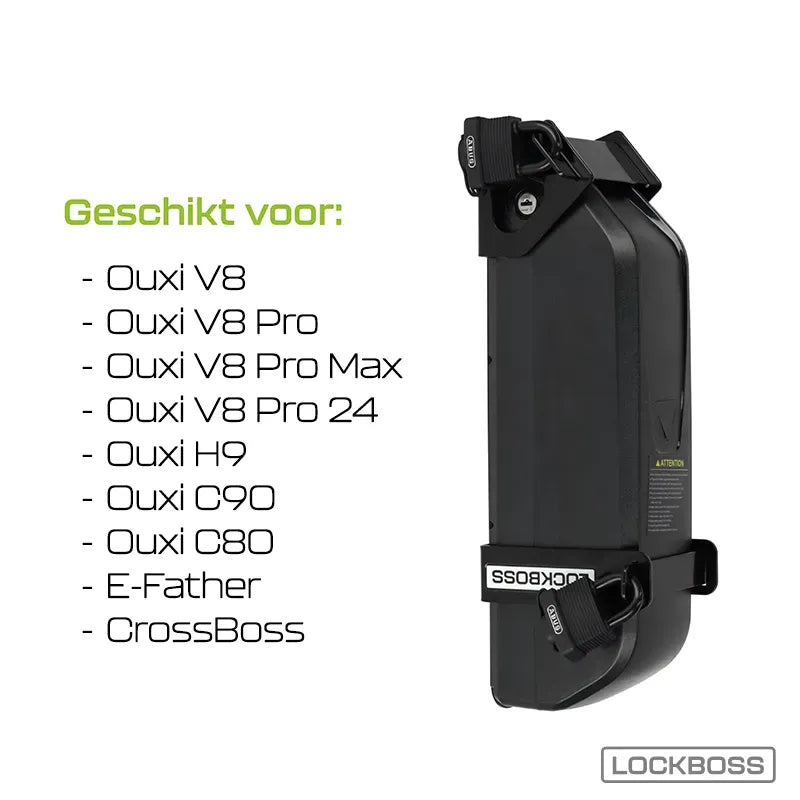 LockBoss L2 Accuslot – Anti-diefstal Batterijslot voor V20 & V20 Pro Fatbikes