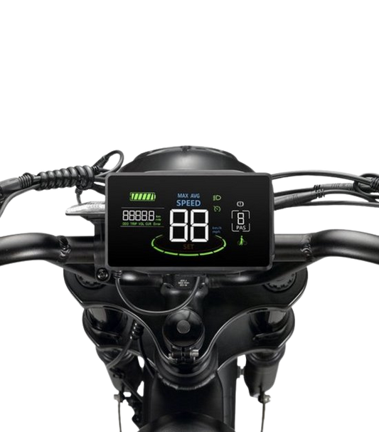 Display V20 Fatbike 3.0 H6C LCD Full color 25km/uur - Niet opvoerbaar