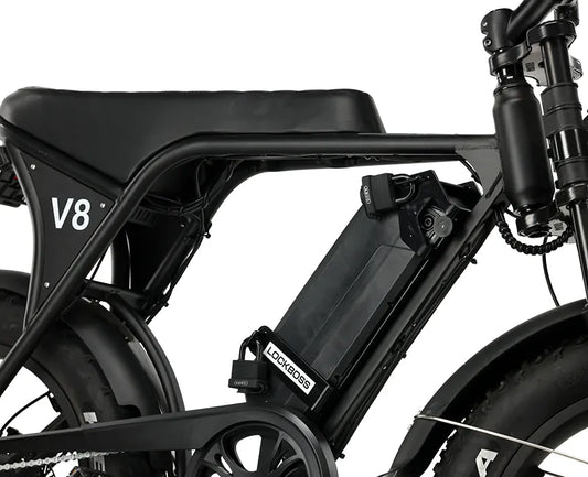 LockBoss L1 Accuslot – Anti-diefstal Batterijslot voor Ouxi & E-Father Fatbikes (V8, H9, C90, C80, CrossBoss)