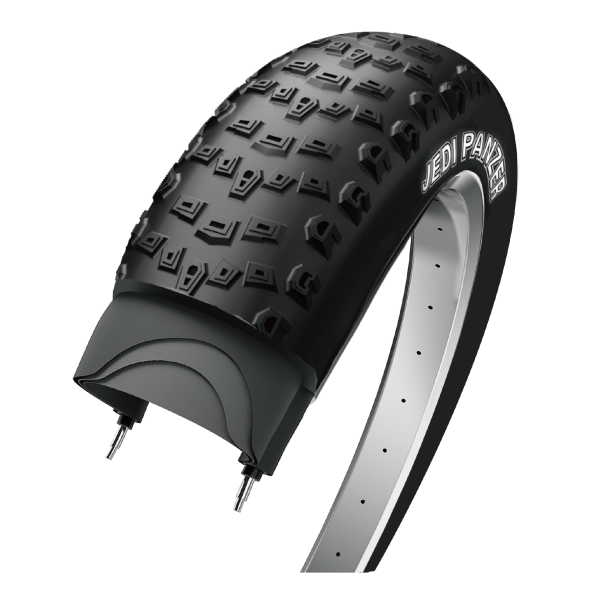 Edge Jedi Fatbike Buitenband - 20 x 4.0 - Zwart