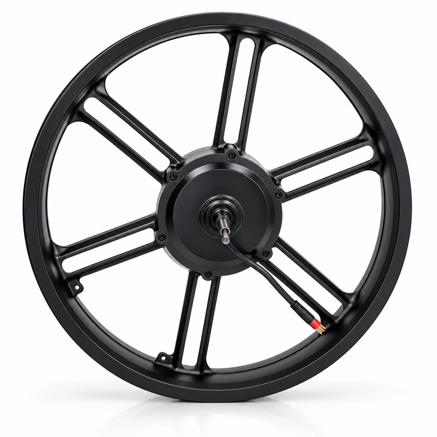 Fatbike Motor met Achtervelg – Rode Motorkabel Rechterzijde – V20 / V8 / C80