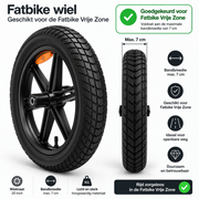 Fatbike naar Skinnybike Conversiekit V8 & V20 – Complete Wielset met Spatborden