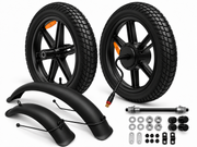 Fatbike naar Skinnybike Conversiekit V8 & V20 – Complete Wielset met Spatborden